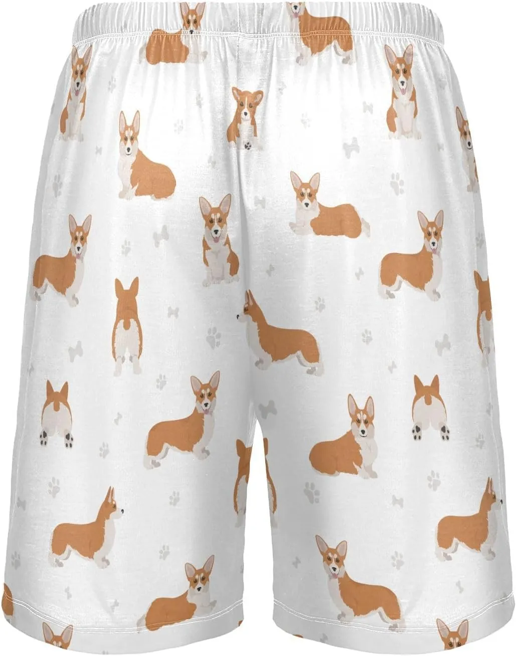 vvfelixl Men's Pajama Shorts Australian Shepherd Dog Sleep Shorts for Men Pajama Bottom Pants S