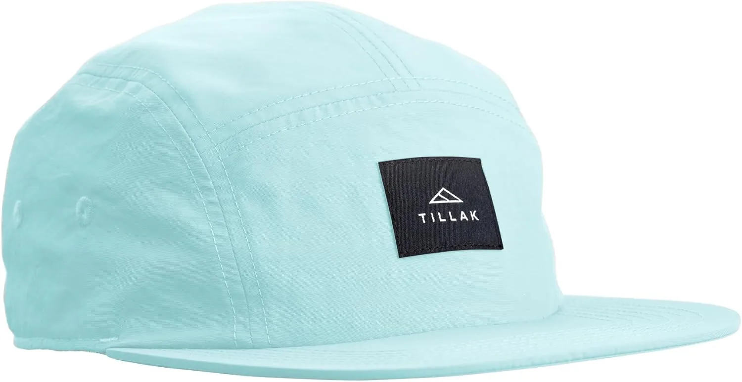 Wallowa Camp Hat, Lightweight Nylon 5 Panel Cap with Snap Closure