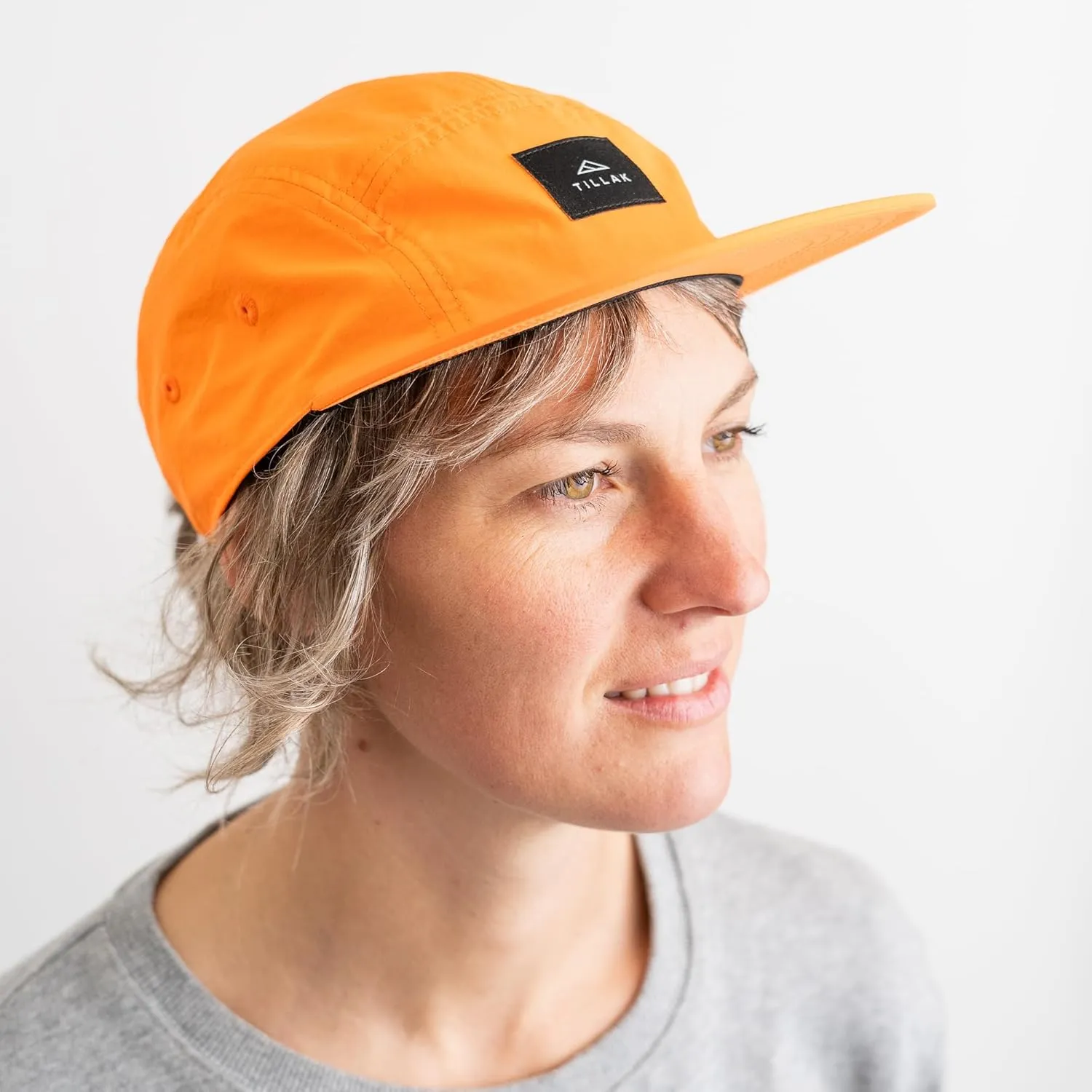 Wallowa Camp Hat, Lightweight Nylon 5 Panel Cap with Snap Closure