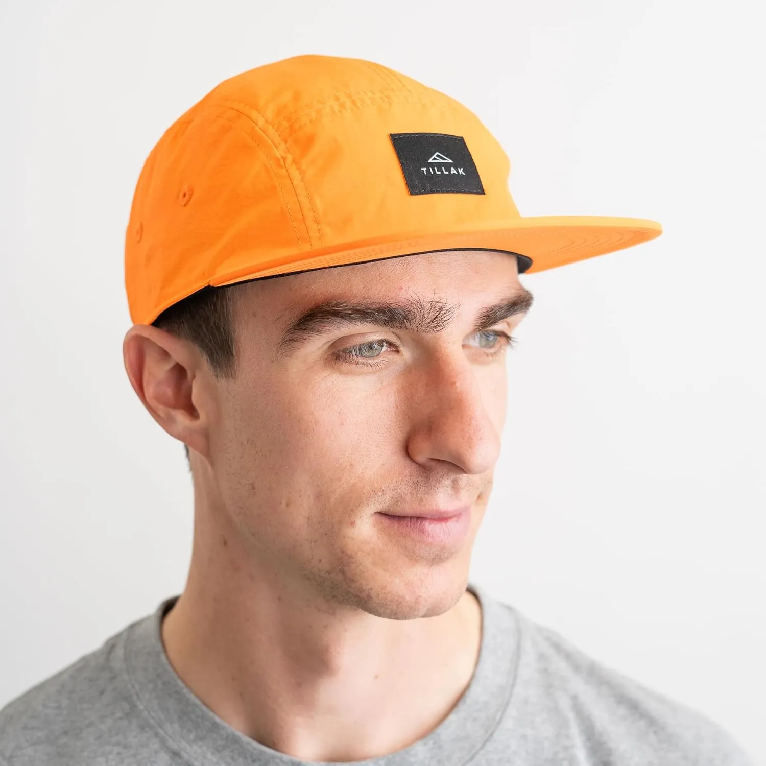 Wallowa Camp Hat, Lightweight Nylon 5 Panel Cap with Snap Closure