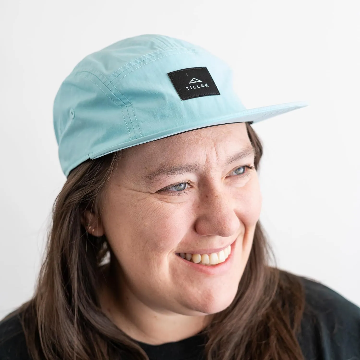 Wallowa Camp Hat, Lightweight Nylon 5 Panel Cap with Snap Closure