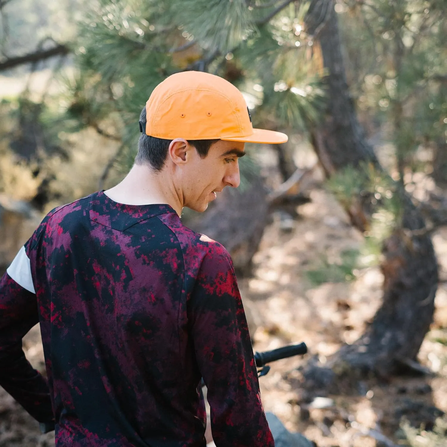 Wallowa Camp Hat, Lightweight Nylon 5 Panel Cap with Snap Closure