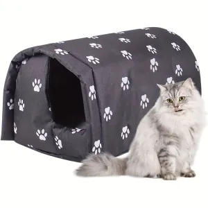 Waterproof Foldable Outdoor Cat Shelter Bed