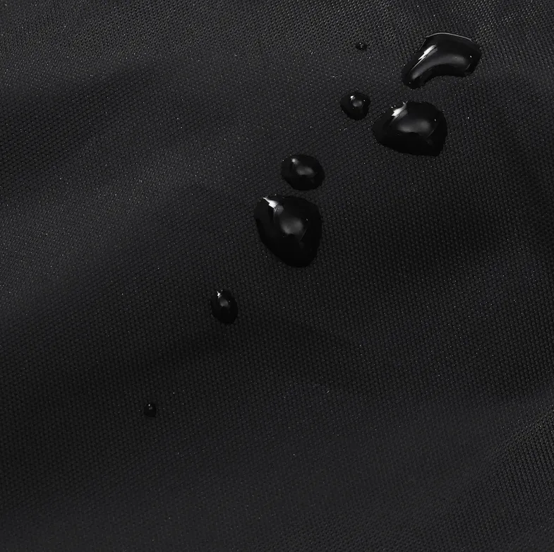 Waterproof Motorcycle Cover Outdoor with Anti-Theft Lock Hole - Black