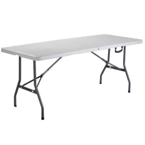 White Plastic Folding Table - 5ft