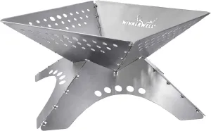 Winnerwell Flatfold Fire Pit – XL | Portable Stainless Steel Fire Pan