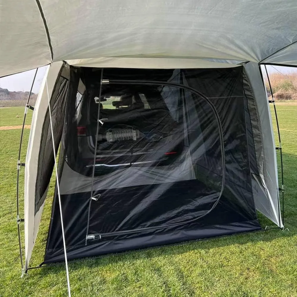 WINTENT Versatile Car Tent SUV Tailgate Attachement Tent Rainfly Screen Room for Camping （15.9 x 7.9 x 6.4ft） (Rainfly&Screen Room)