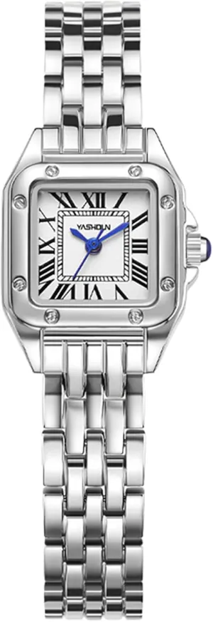 Women's Temperament Square Dial Waterproof Quartz Watches