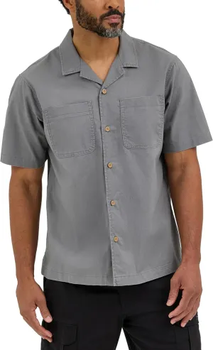 Wrangler Authentics Men's Short Sleeve Camp Shirt