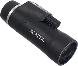 Xgazer Optics 8x42 Compass & Rangefinder Monocular Telescope |Waterproof & Compact with Retractable Eyepiece|Night & Day Zoom Scope Gear for Hunting, Bird Watching, Hiking, Camping, Travel