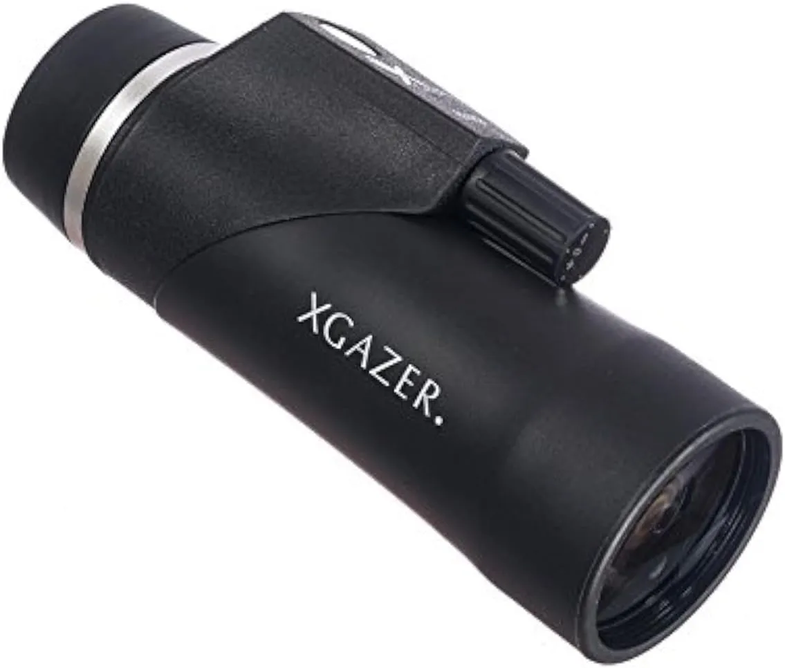 Xgazer Optics 8x42 Compass & Rangefinder Monocular Telescope |Waterproof & Compact with Retractable Eyepiece|Night & Day Zoom Scope Gear for Hunting, Bird Watching, Hiking, Camping, Travel