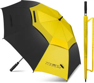 ZOMAKE 62/68 Inch Golf Umbrella Large Oversized Golf Stick Umbrella Windproof Automatic Open with Double Canopy Vented Waterproof for Rain